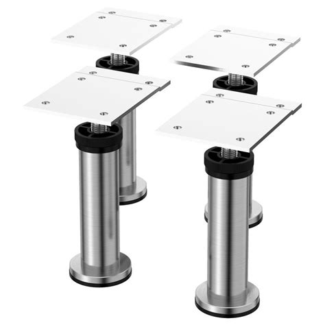 adjustable stainless steel kitchen cabinet legs|ikea stainless steel cabinet legs.